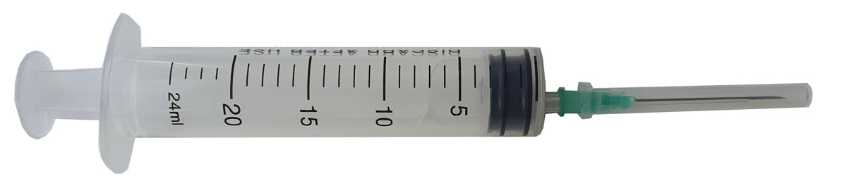 Injection syringe, 20 ml